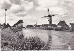 9.- Damme - Kanaal Naar Sluis En Molen - Moulin - Photo - Damme