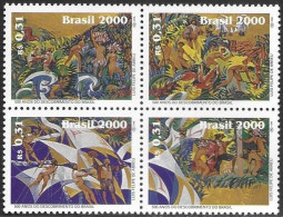 Brazil Brasil Brasilien 2000 Discovery Pedro Álvares Cabral Michel No. 3002-05 MNH Mint Postfrisch Neuf ** - Nuovi