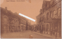Court-Saint-Etienne :   Rue De La Station ( Dessaix Edit. Jadot-Vanderbeck ) - Court-Saint-Etienne