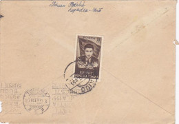 FILIMON SARBU- ACTIVIST, STAMP ON COVER, 1951, ROMANIA - Covers & Documents