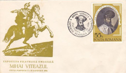 KING MICHAEL THE BRAVE OF ROMANIA, SPECIAL COVER, 1976, ROMANIA - Covers & Documents