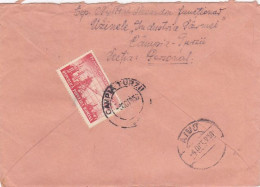 INDUSTRY- STATE PLAN, STAMP ON COVER, 1950, ROMANIA - Brieven En Documenten