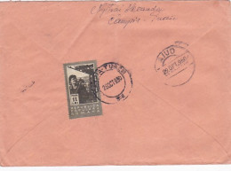 MINER, STAMP ON COVER, 1950, ROMANIA - Cartas & Documentos