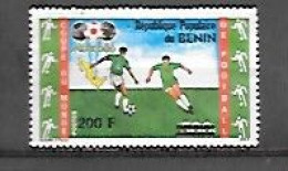 TIMBRE OBLITERE DU  BENIN  SURCHARGE EN  1995 N° MICHEL 657 - Benin – Dahomey (1960-...)