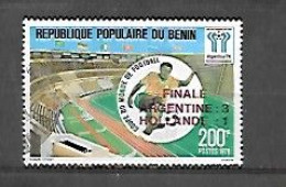 TIMBRE OBLITERE DU  BENIN  SURCHARGE EN  1978 N° MICHEL 138 - Benin – Dahomey (1960-...)