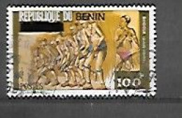 TIMBRE OBLITERE DU DAHOMEY SURCHARGE BENIN  EN 1994 N° MICHEL 568 - Benin – Dahomey (1960-...)