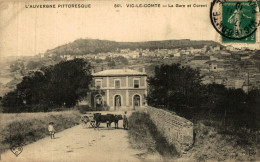 VIC LE COMTE LA GARE ET CORENT - Vic Le Comte