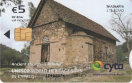 Cyprus, CYP-C-192, 0212CY, Unesco World Heritage Sites, Ancient Church In Asinou, 2 Scans. - Cyprus