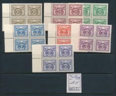 BELGIAN CONGO COB TX78/84 MNH - Unused Stamps