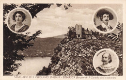 ITALIE - Santuario Di S Girolamo Emiliani - Somasca (Bergamo) - II Castello Dell'Innominato - Carte Postale Ancienne - Bergamo