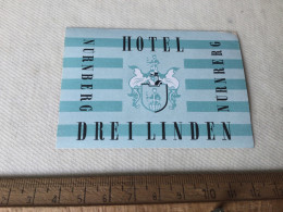 Hotel Drei Linden In Nürnberg  Duitsland - Hotel Labels