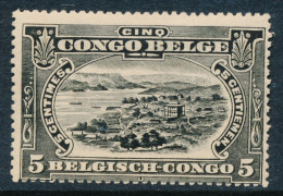 BELGIAN CONGO 1915 ISSUE "BLACK PRINTING" COB 64 LH - Ungebraucht