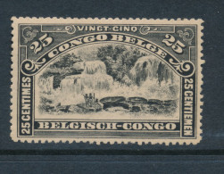 BELGIAN CONGO 1915 ISSUE "BLACK PRINTING" COB 67 PALM TREE LH - Ungebraucht