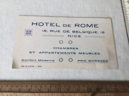 Hotel De Rome In Nice   France - Hotel Labels