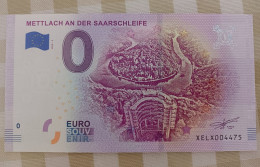 Zero Euro Banknote /0 Euro Souvenir  2019-2 Mettlach An Der Saarschleife - Privéproeven