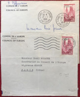 France, Conseil De L'Europe 1958, Une Enveloppe Et Un DEVANT (1er Jour) - (B1672) - Covers & Documents