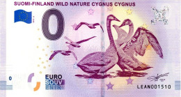 Billet Touristique - 0 Euro - Finlande - Wild Nature Cygnus Cygnus (2019-6) - Privéproeven