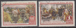 U.R.S.S.  1955  Michel 1756, 1758, ,     Yvert 1758, 1760 - Used Stamps