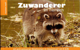 PM Marken Heft - Zuwanderer Im Tierreich  Mit  8 Verschiedenen Marken  Lt. Scan Postfrisch - Timbres Personnalisés