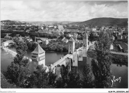 ALWP4-0381-46 - CHAORS - Le Pont Volantré - Et Les Rives Du Lot - Cahors