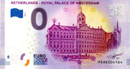 Billet Touristique - 0 Euro - Pays-Bas - Royal Palace Of Amsterdam (2019-1) - Privéproeven