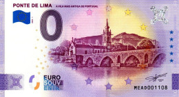 Billet Touristique - 0 Euro - Portugal - Ponte De Lima (2020-1) - Privéproeven