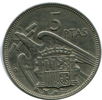 5 PESETAS 1957 SPAIN Coin #AR178.U.A - 5 Pesetas