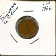 1 CENT 1966 TRINITÉ-ET-TOBAGO TRINIDAD & TOBAGO Pièce #AN684.F.A - Trinité & Tobago