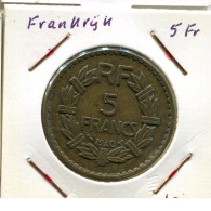 5 FRANCS 1940 FRANKREICH FRANCE Französisch Münze #AM621.D.A - 5 Francs