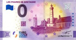 Billet Touristique - 0 Euro - France - Les  Phares De Bretagne - Phare De Saint-Mathieu 1835 (2021-11) - Privéproeven