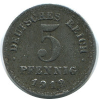 5 PFENNIG 1919 D ALEMANIA Moneda GERMANY #AE299.E.A - 5 Rentenpfennig & 5 Reichspfennig