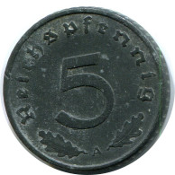 5 REICHSPFENNIG 1941 A GERMANY Coin #AX564.U.A - 5 Reichspfennig