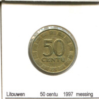 50 CENTU 1997 LITUANIE LITHUANIA Pièce #AS700.F.A - Litouwen