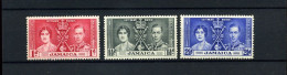 Jamaica - Coronation 1937 -  MH - Jamaïque (...-1961)