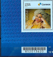 SI 23 Brazil Institutional Stamp Alcione 50 Years Of Career Black Music  Woman 2024 Bar Code - Personalized Stamps