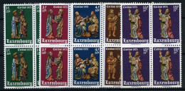 Luxembourg - 821/25 En Bloque De 4 - MNH ** - Caritas 1973 - Neufs