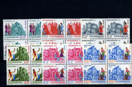 Luxembourg - 748/53 En Bloque De 4 - MNH ** - Neufs