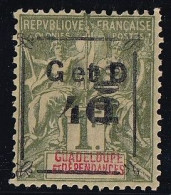 Guadeloupe N°54 - Signé Calves - Neuf * Avec Charnière - TB - Unused Stamps