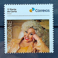 SI 23 Brazil Institutional Stamp Alcione 50 Years Of Career Black Music Woman 2024 Variety Perforation - Personalized Stamps