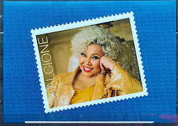 SI 23 Vignette Brazil Institutional Stamp Alcione 50 Years Of Career Black Music Woman 2024 - Personalized Stamps