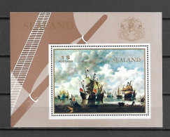 Sealand 1970 Art - Paintings - Ships MS MNH - Bateaux