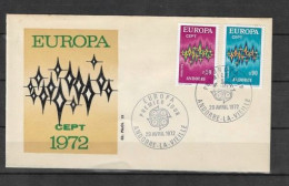 EUROPA 1972 -,Enveloppe Premier Jour - Y&T N°217-218 - FDC