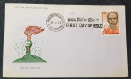 India Surjya Sen Commemoration 1978 (FDC) *see Scan - Lettres & Documents