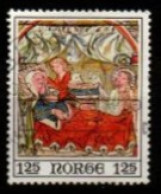 NORVEGE   -  1976 .   Y&T N° 672 Oblitéré.   Nativité  /  Noël - Used Stamps