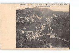 MOREZ - Lignes Du Chemin De Fer Et La Vallée De L'Evalude - état - Morez