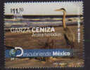 MEXIQUE. Le Grand Héron (Ardea Herodias)  UN T-P NEUF **  2010. Haute Faciale - Cranes And Other Gruiformes