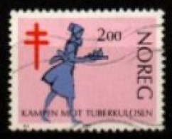 NORVEGE   -  1982 . Y&T N° 818 Oblitéré.  Croix - Rouge  /  Infirmière - Usati