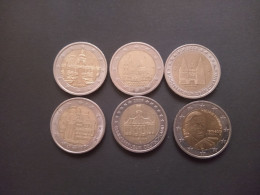 Set Of German 2€ Coins - Germania