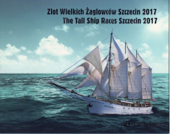 POLAND 2017 POST OFFICE LIMITED EDITION PHILATELIC FOLDER: POLISH TALL SHIPS RACE SZCZECIN SAILING CAPITAL OF EUROPE MS - Bateaux