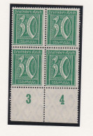 1 Bloc Block  4 Timbres  **   Mi   162   30  Deutsches Reich - Ongebruikt